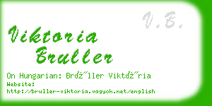 viktoria bruller business card